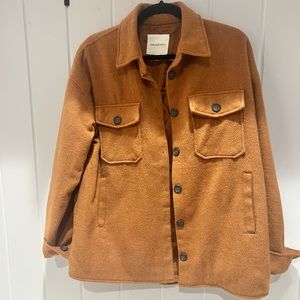 Burnt Orange Shacket sz S